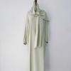 Yiduo Duo New Middle East Hijab Long Robe - Solid Color Simple Dress 21499
