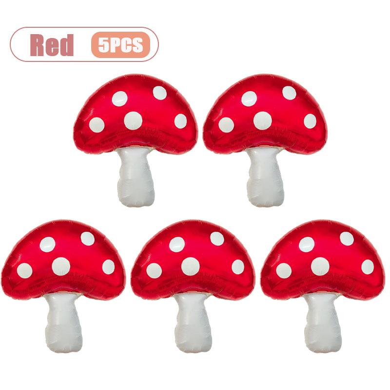 Mushroom Foil Balloon, Inflatable Cute Party Decoration for Baby Shower Wedding Birthday and Forest Plant Theme Events Decor