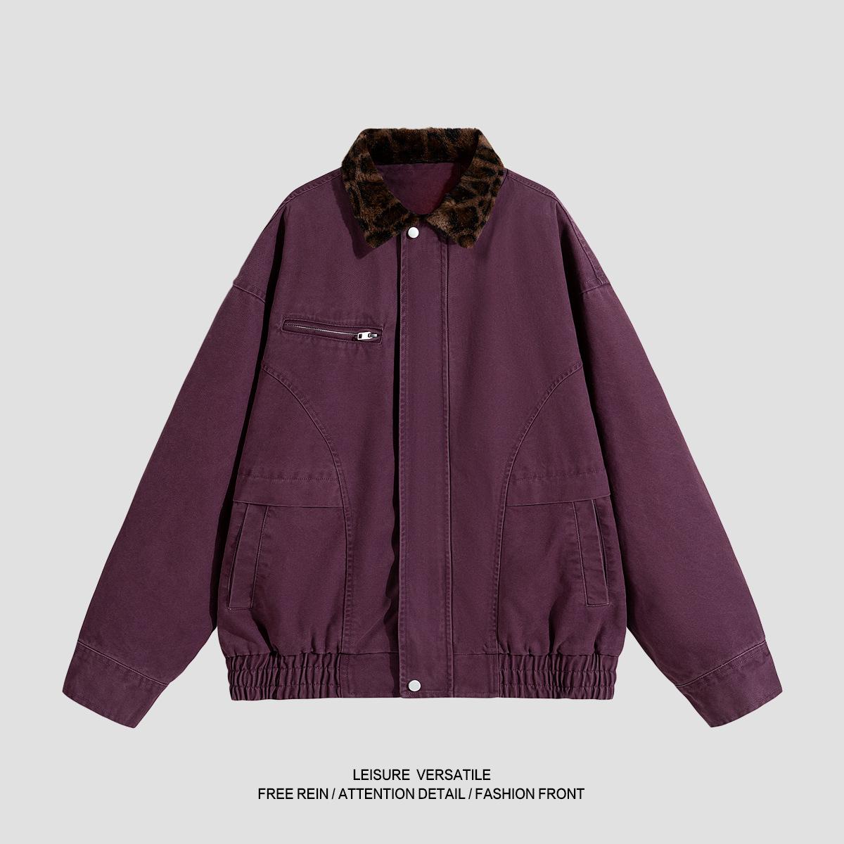 

Versatile Coat Minimalist High-end Cotton Jacket Men s 2026 Jacket Washed Do Old Lapel Men s Spring and Fall Clothes Breathable Work Casual Jacket S