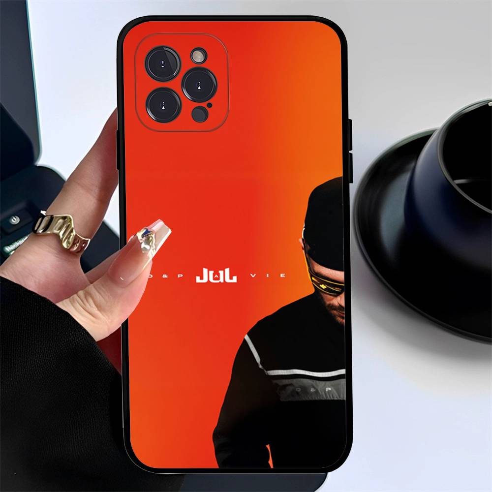 Rapper JuL C'est Pas Des Lol Phone Case For IPhone 17 16 15 14 13 12 11 Pro Max Plus Mini Soft Black Cover