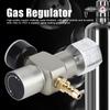 2 in 1 Mini CO2 Gas Regulator Soda Pressure Gauge with adapter 3/8in to TR21.4