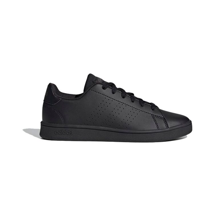 Adidas Neo Advantage Comfortable Versatile Lightweight Non-Slip Low-Top Kids Skate Shoes Kids Skate Shoes Black EF0212