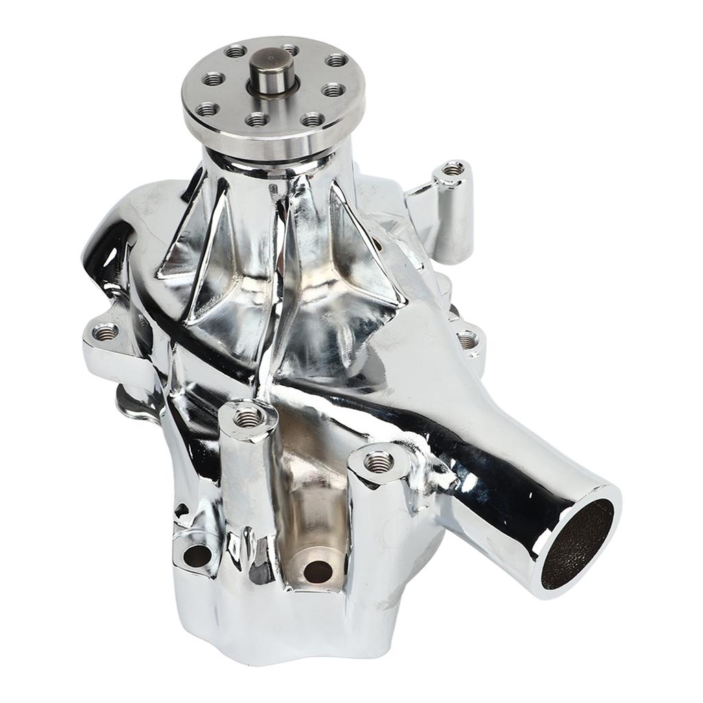 Long Water Pump High Volume Engine Water Pump Replacement for Chevy SB 283 327 350 383 400 V8 Engines Electroplating