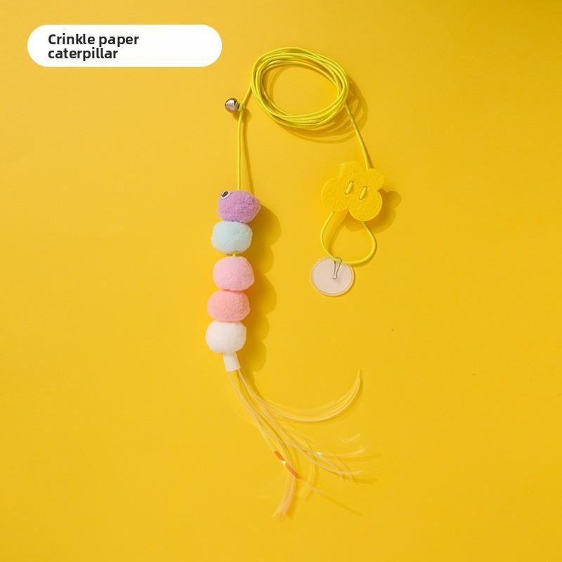 New Elastic Cat Toys, Hanging Door Elastic Rope Cat Toys, Self-entertaining and Boring Swing Cat Toys