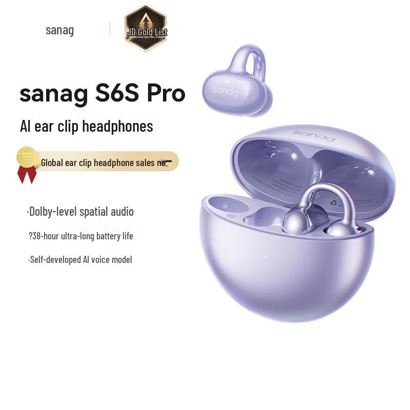 

Sanag S6S Open-Ear Clip Wireless Headphones