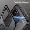 IQOO15 Cooling Metal Frame Phone Case: Snap-On Hard Shell with Frosted Back & Magnetic Ring
