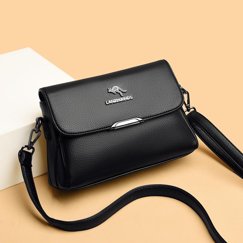 High-quality Leather Crossbody Bag Fashion Women Luxury Ladies Shoulder Messenger Bag