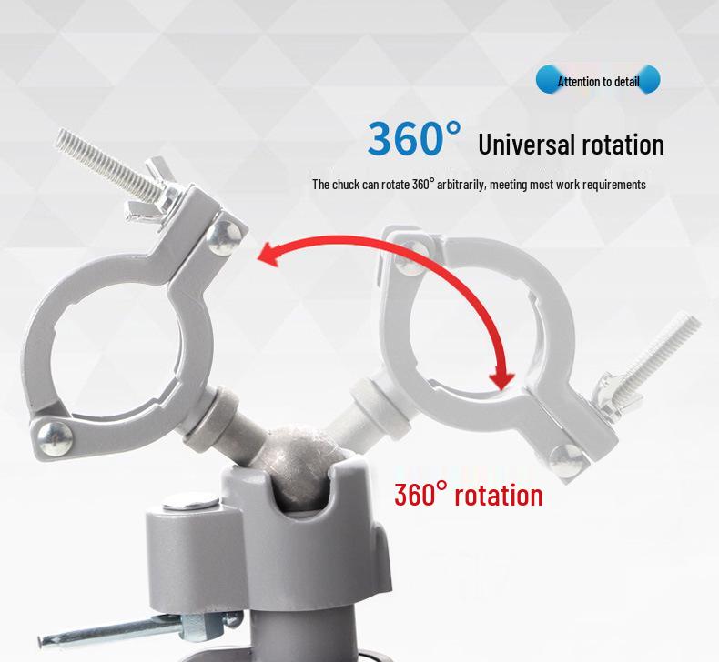 Multifunctional Aluminum Alloy Rotating Bench Vise for Mini Hand Drill & Electric Grinder