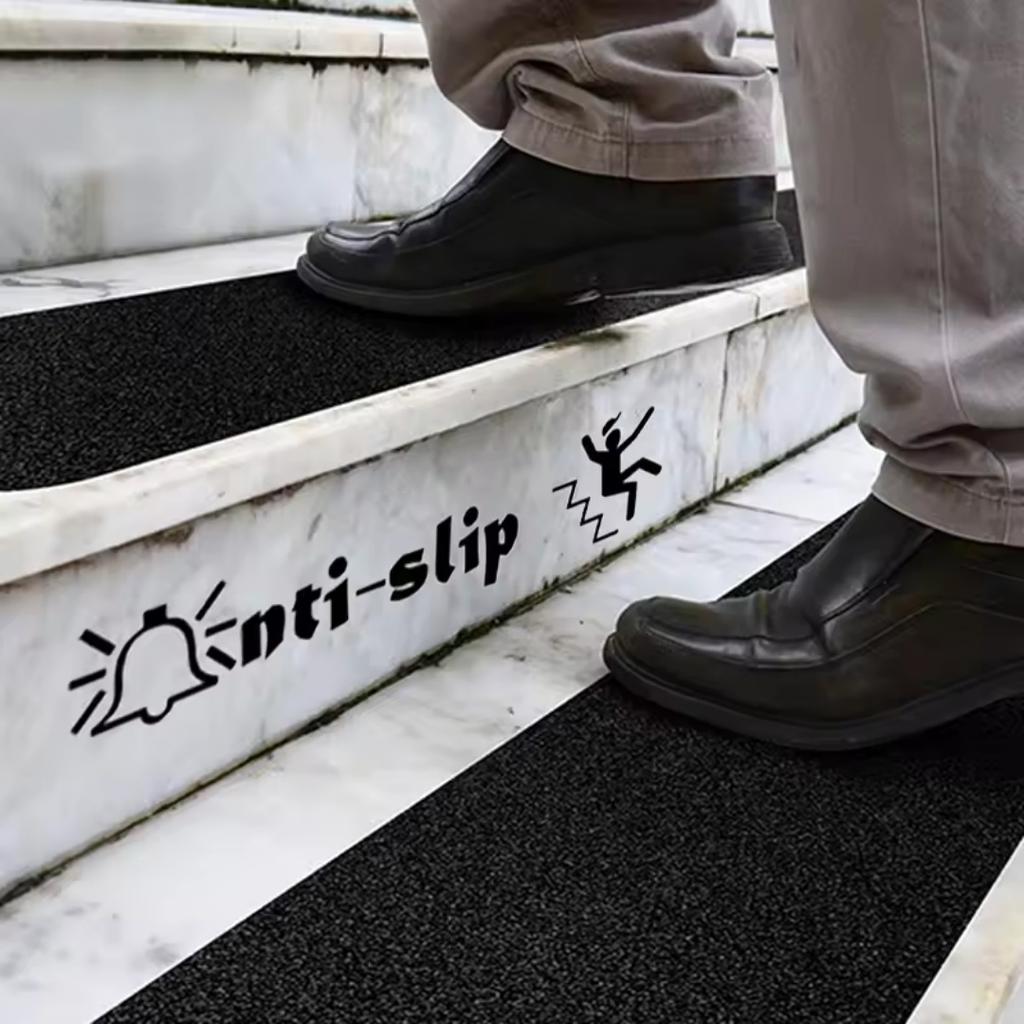 1Roll 10cm*5m Anti Slip Tape Self-adhesive Non Skid Ramp High Traction Friction Abrasive Adhesive Sticker For Stair Floor Step