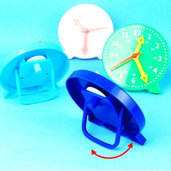 Clock Toys Hand-eye Coordination Concentration Teaching Aids Three-needle Early Preschool Teaching