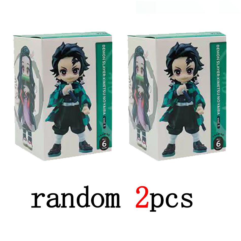 Demon Slayer Anime Figure angel Blind Box Kamado Nezuko Kochou Shinobu Figure Kimetsu No Yaiba Tsuyuri Kanawo Model Doll Toys