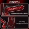 Cock Ring Prostate Vibrator for Male Double Ring Anal Plug Vibrating Delay Ejaculation Male Masturbator Sex Toys for Men 18+