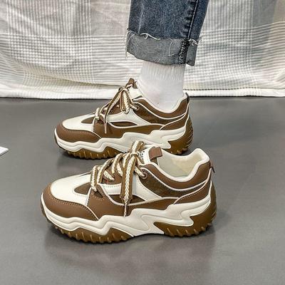 Fashion Sports Shoes for Women Lace Up Sneakers High On Platform Woman Footwear Running Athletic Vulcanized Comfortable and Elegant Shoe