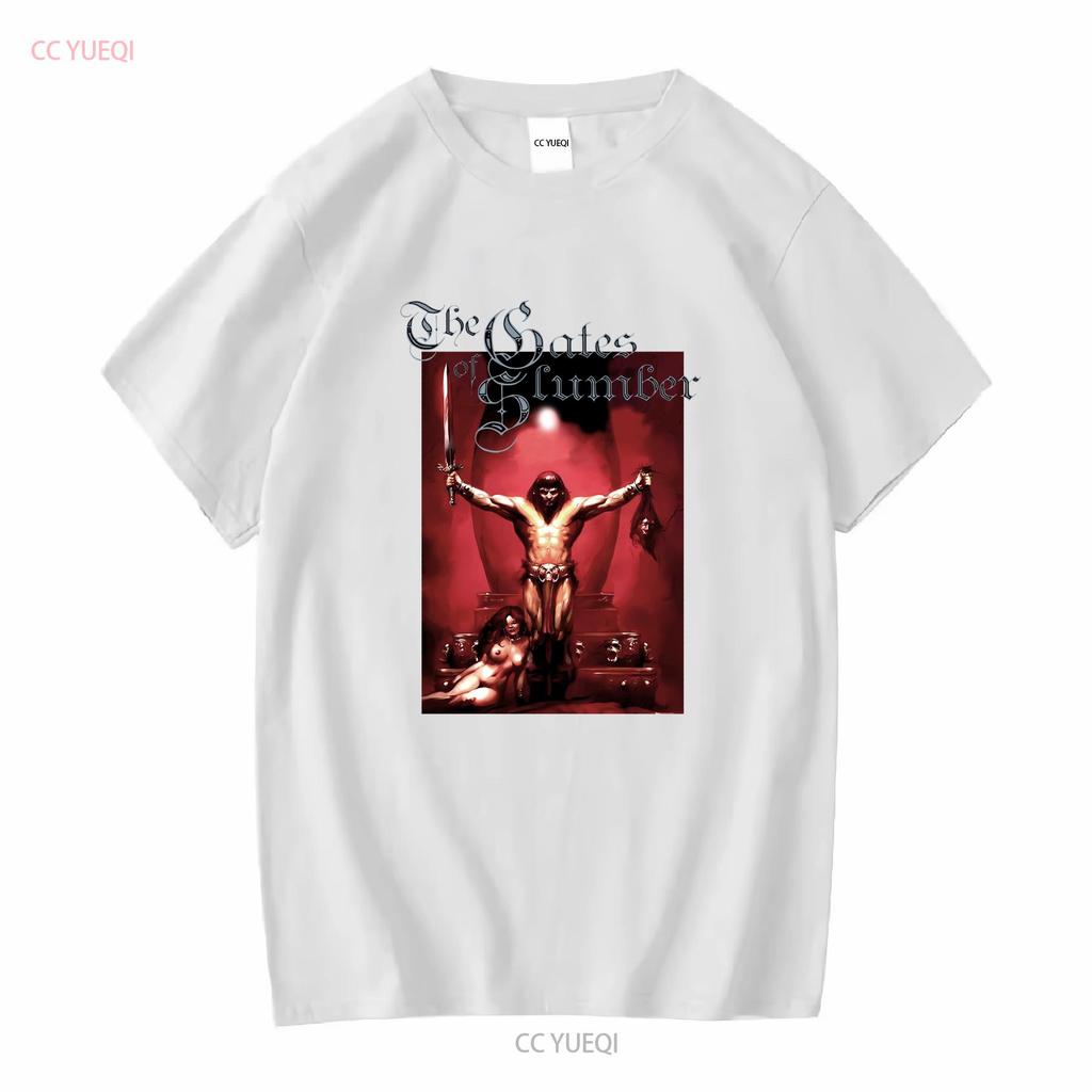 Gates of Slumber The Conqueror T shirt XL 110858 vintage Washed Casual Comfortable streetwear Breathable graphic Versatile Soft