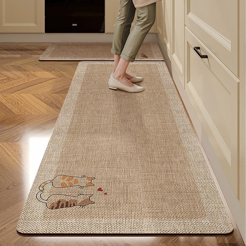Kitchen Rug Super Absorbent Kitchen Mat For Floor Non-Slip Rugs Bathroom Mat Washable Kitchen Home Decoration Carpet
