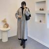 2025 Cross-border European and American Long Sweaters, Cardigans and Jackets, Lazy In Autumn and Winter, Thin and Loose Thickened Knitted Coats