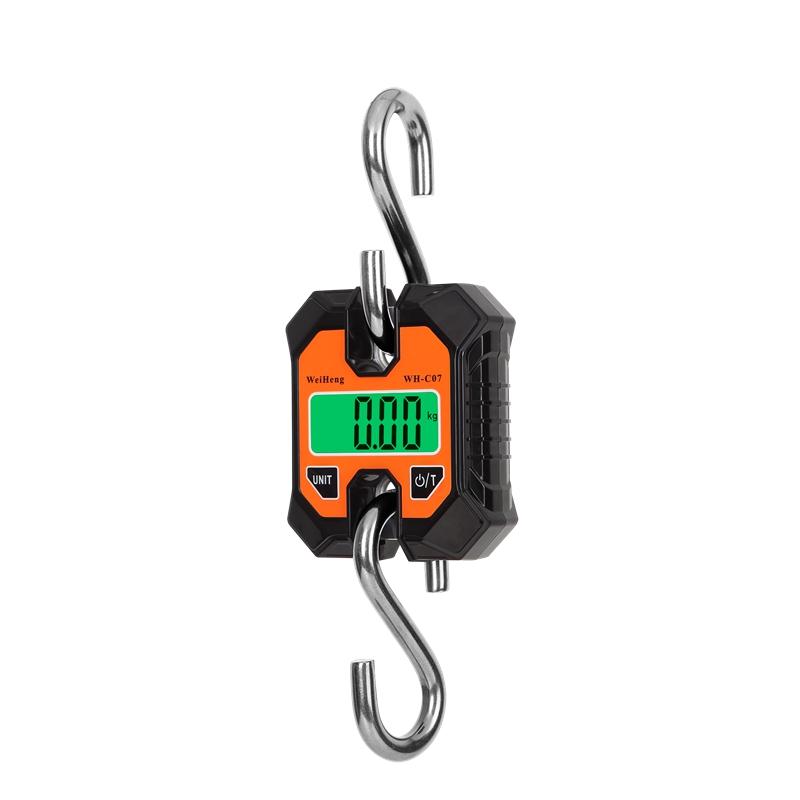 

Crane Scale 100kg/250KG Heavy Duty Hanging Hook Scales Portable Digital Stainless Steel Agricultural Weight Steelyard Balance