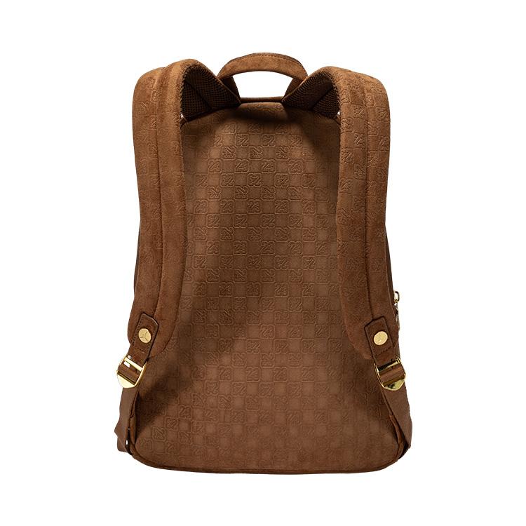 New Jordan Faux Suede Backpack Tubas Unisex Light Brown JD2533180AD-002