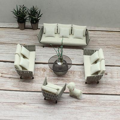 1 stück Szene Dekoration Puppenhaus Sofa Simulation Pretend Spielen Spielzeug Für Foto Requisiten Kinder Spielzeug Puppe Teile Modell