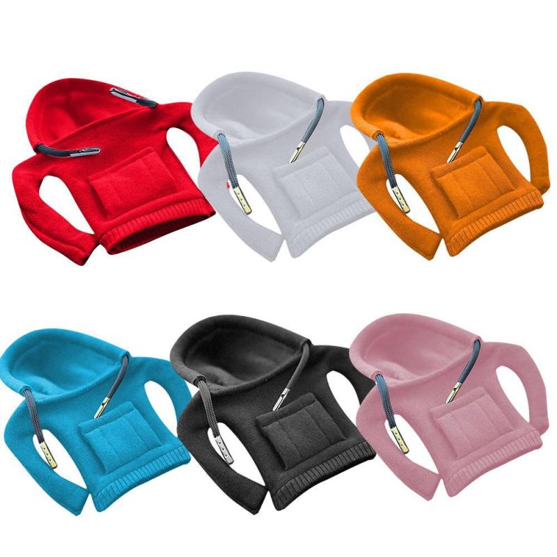 Fashion Hoodie Car Shift Knob Cover Manual Fashion Handle Gear Lever Decoration Hoodie Cover Automatic Car Interior Accessories