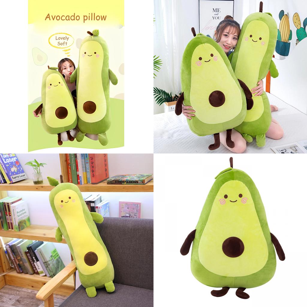 Long Plush Avocado Pillow Perfect Christmas Gift For Girls Boys