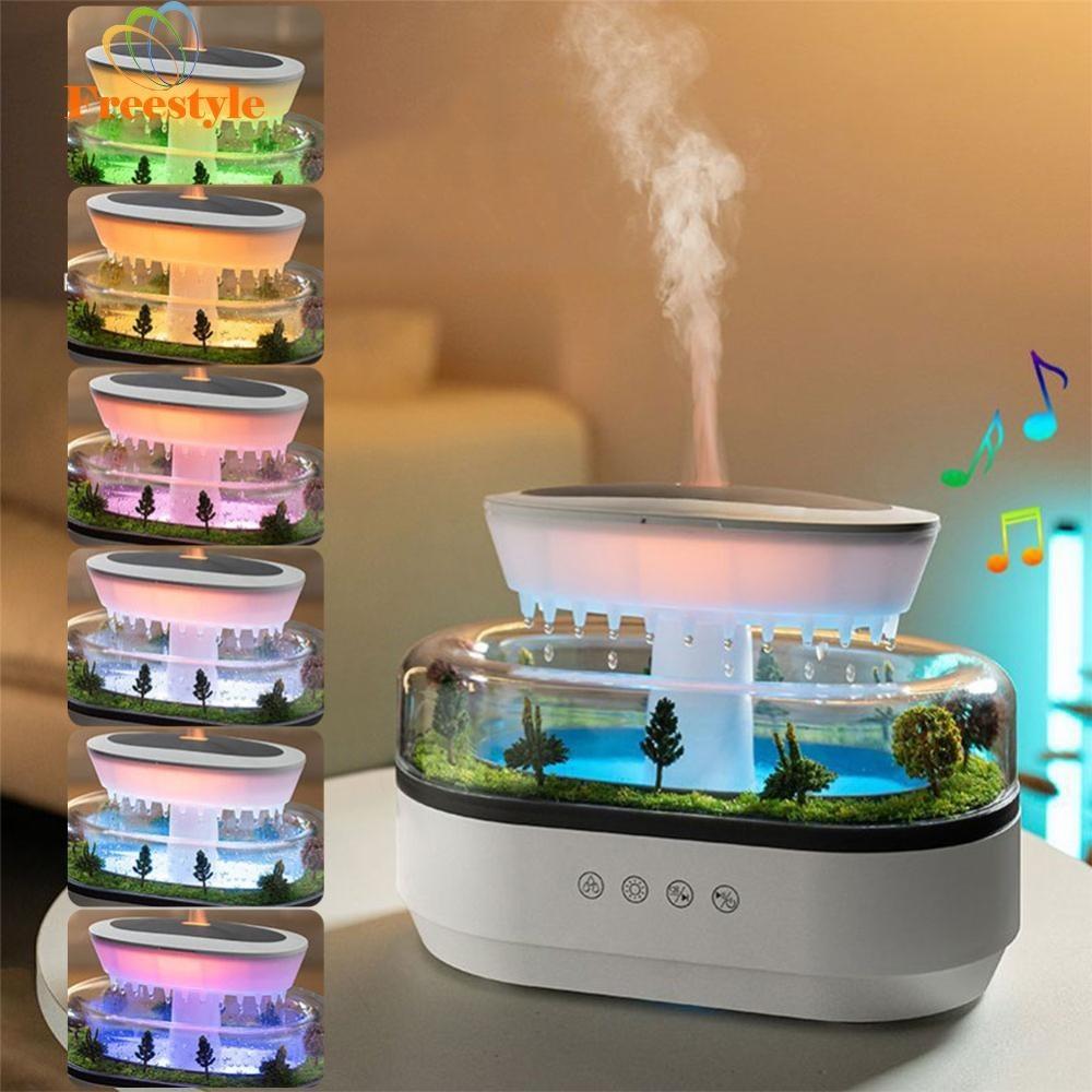 

Rain Cloud Air Humidifier Water Drip Micro Landscape Aromatherapy Diffuser Home Office Essential Oil Diffuser