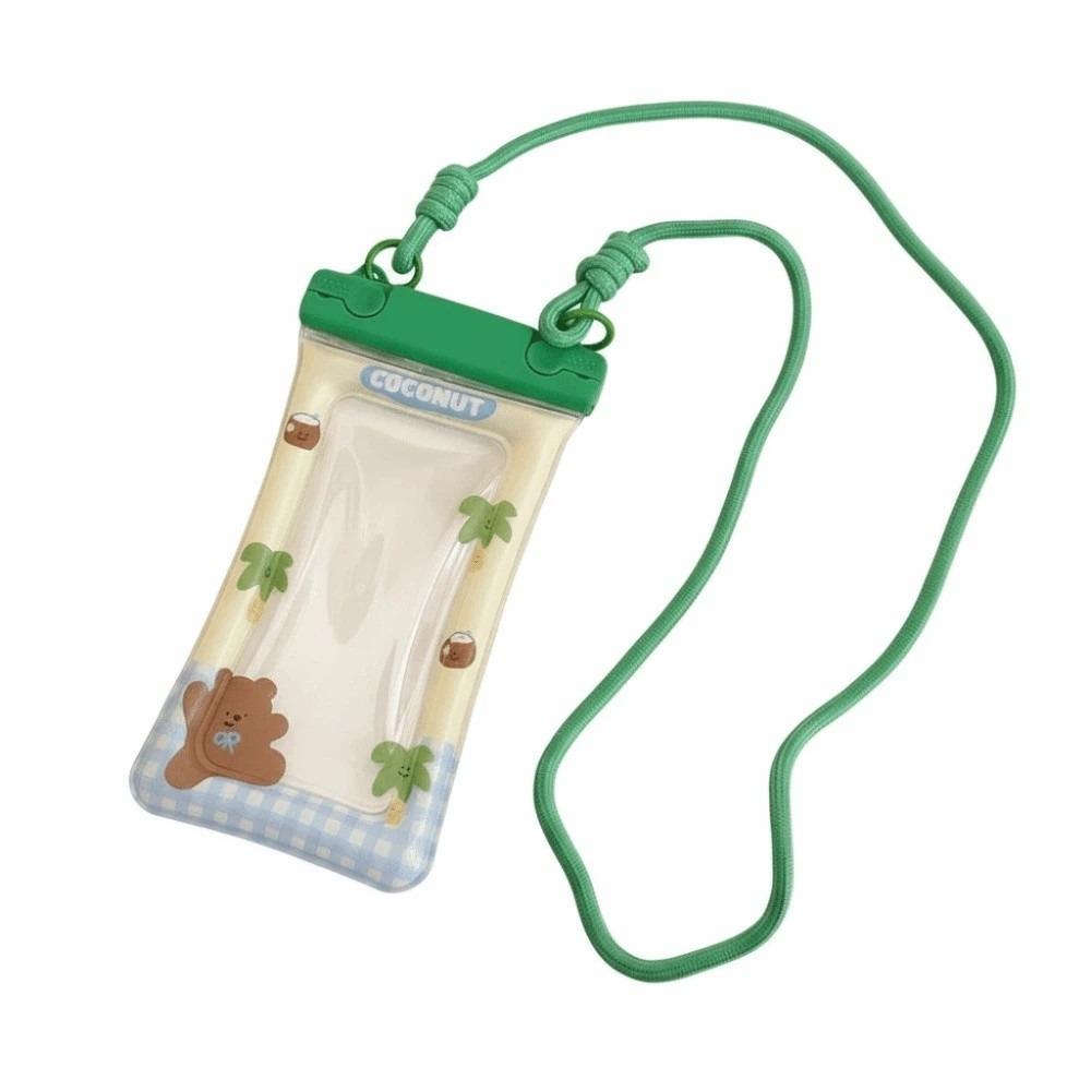 

Cartoon Animal Printed Transparent Hanging Neck Bag Adjustable Strap Crossbody Dry Bag for Gifts Style 8