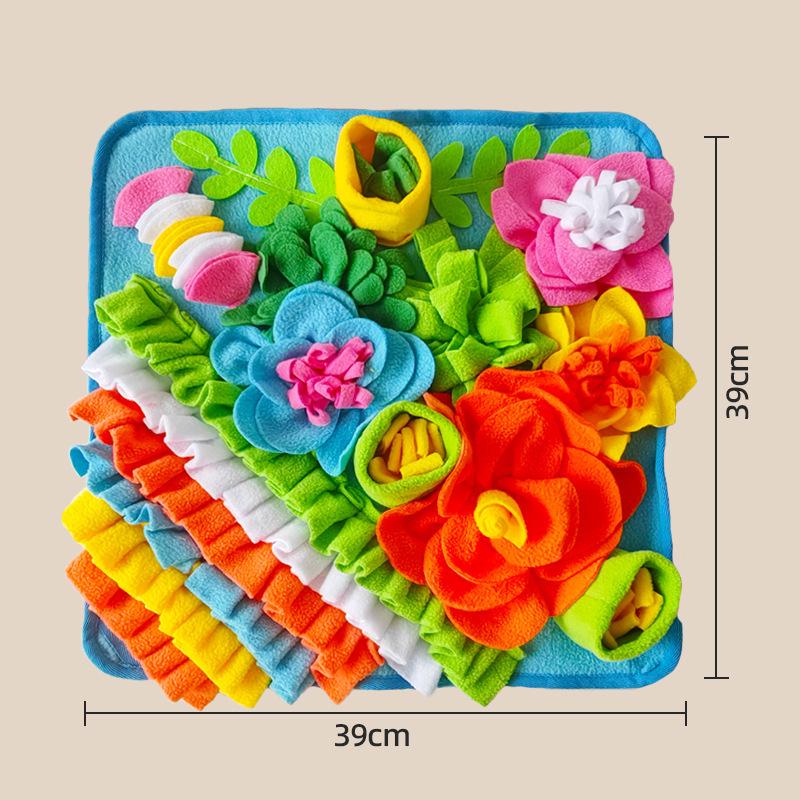 Pet Snuffle Mat: Dog & Cat Boredom Buster, Sniffing Toy, Energy Exertion, Slow Feeder, Enrichment Mat.