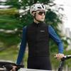 Mens Windproof Cycling Vest Winter Thermal Fleece Insulated Riding Jacket Cold Weather Use