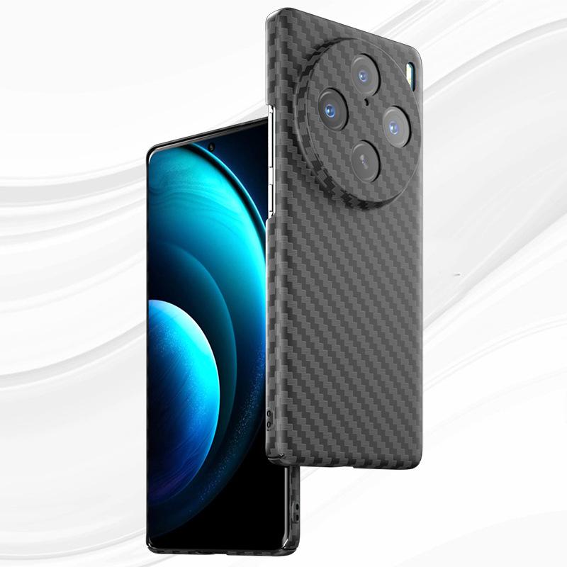 Applicable To vivoX111 Mobile Phone Case, Carbon Fiber Pattern Ultra-thin Matte X111Pro Lens All-inclusive Anti-drop Protective Cover