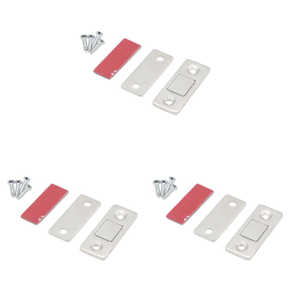1-10 Sätze Ultra Dünne Magnetische Schrankverschlüsse Türstopper Magnetischer Verschluss Unsichtbar Soft-Catch Rostfrei Tür für Küchenschranktür