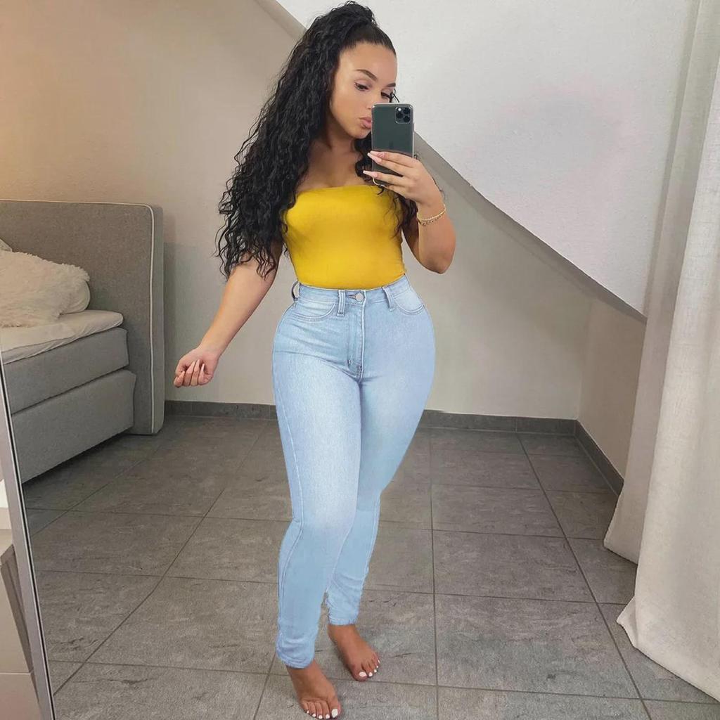 Women's Fashion Slim Stretch Denim Pants – European & American Style