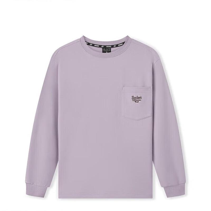 Skechers Unisex Long Sleeve Cotton Sport T-Shirt XS