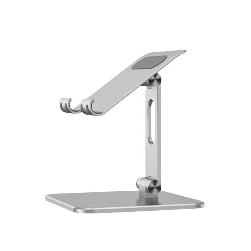 Adjustable Aluminum Tablet Desk Stand Phone IPad Laptop Streaming Study Foldable Metal Holder Black
