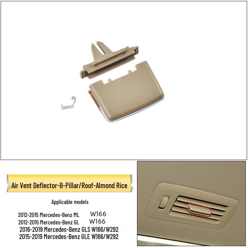 Mercedes-Benz ML/GL/GLE300/GLS350 W166 Kryt mřížky ventilace klimatizace na B-sloupku střechy