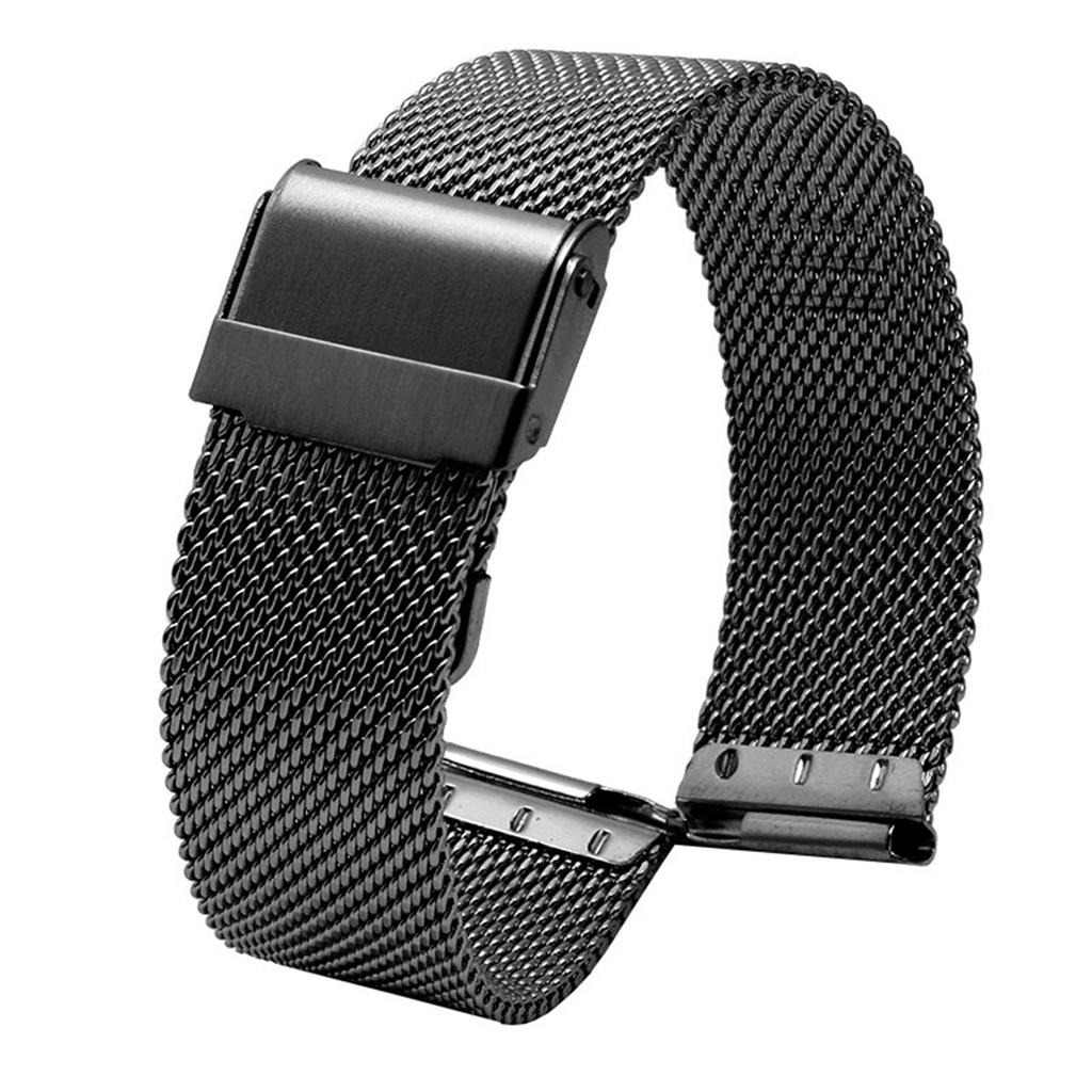 Uhrenarmbänder aus Edelstahl, atmungsaktiv, minimalistisch, modisch, rostfreier Netzgürtel, wiederverwendbar, robustes Uhrenarmband, 18/20/22 mm