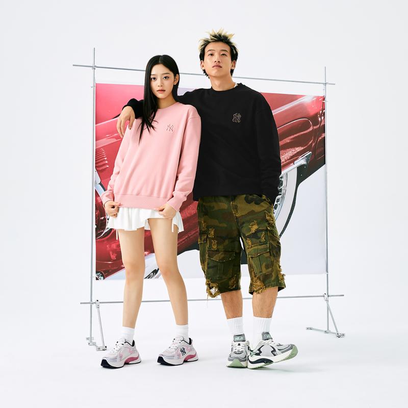 MLB Curve Runner Breathable Support Low top Running Shoes Unisex Pink Sneakers 3ARNSPL4N-50PKS