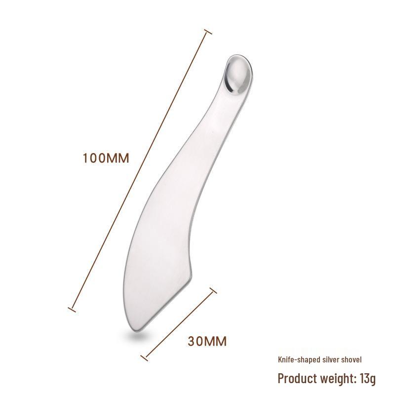 Stainless Steel Foundation & Eye Cream Spatula Set with Beauty Mask Scraper