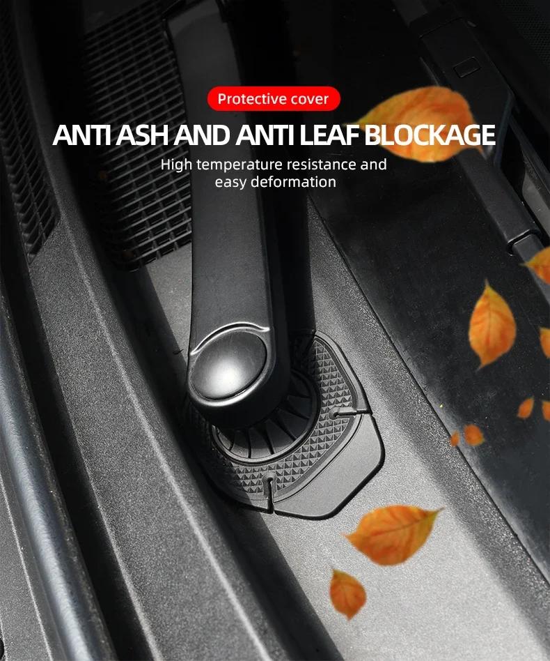 Durable Car Windshield Wiper Protective Covers Wiper Dustproof Protection Bottom Sleeve Car Wiper Hole Cover Accessories