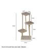 Compact Wooden Shelf & Potted Plant Set - Multi-Layer Display Stand for Home Décor