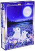 [Made In Japan] Beverly 600-piece Jigsaw Puzzle "Moon-Waiting Rabbit" (38 X 53 Cm) 66-109