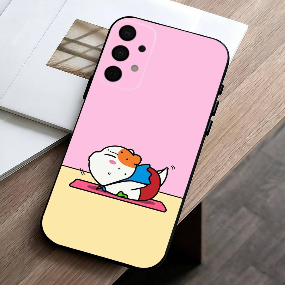 L-Lovely O-Oruchuban E-Ebichu Phone Case For Samsung Galaxy A73,A72,A71,A70,A53,A52,A51,Soft Silicone Black Cover