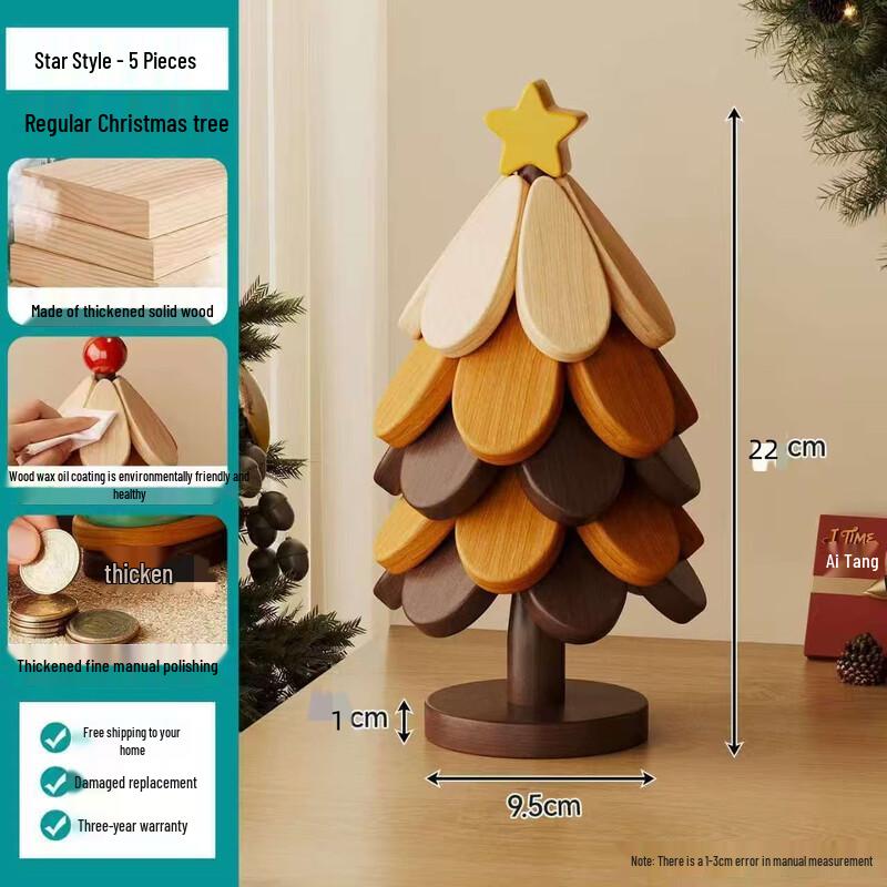 Wooden Tree Heat Insulation Coaster