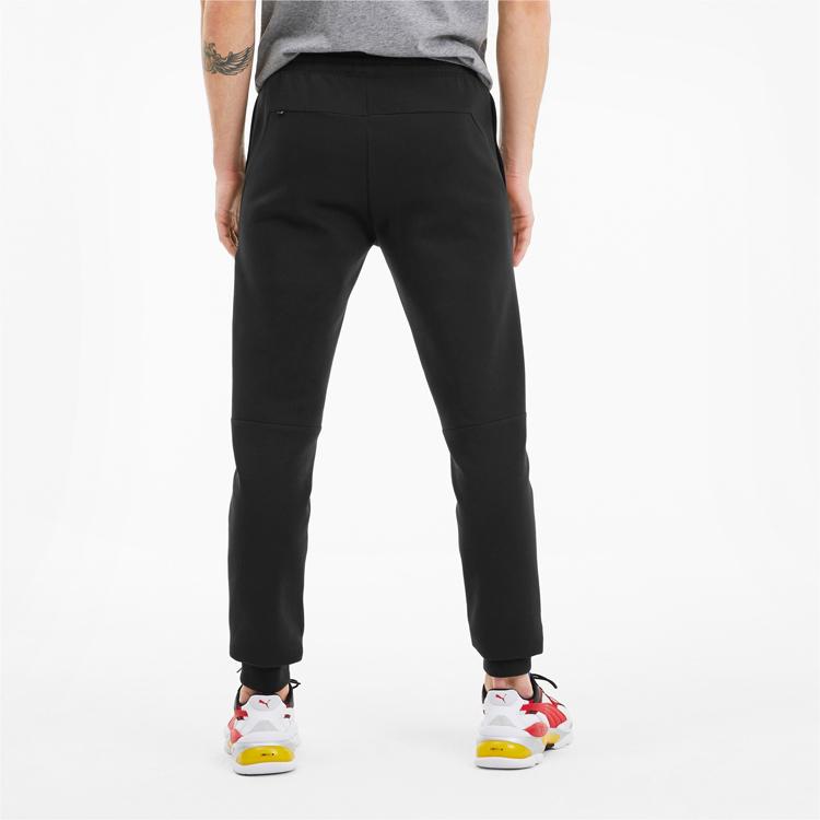 Puma Ferrari Racing Series Casual Knit Cuffed Sports Pants Men bottoms Black 596121-01