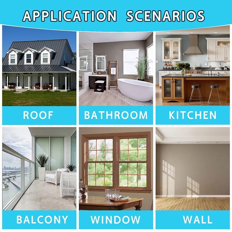 Neviditelný vodotěsný prostředek, transparentní těsnicí nátěr 300/500/1000g lepidlo bez úniku, silné lepidlo, tmel, nástroje pro opravu mezer