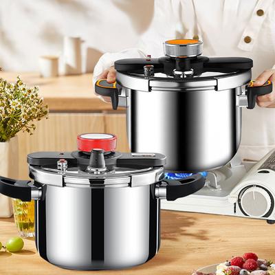 4L/6L Pressure Cooker Stainless Steel Explosion-proof Pressure Pot Cooking Pressure Cooker Easy Use Induction Kitchen Cookware