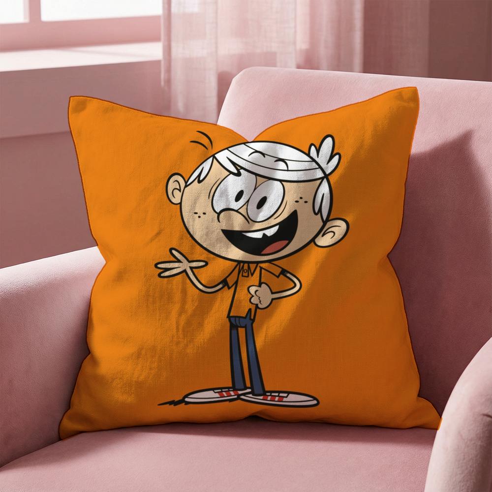 Potah na polštář L-Loud House Víceúčelový potah na polštář pro domácnost a auto - Oboustranný, měkký a odolný pro každodenní použití