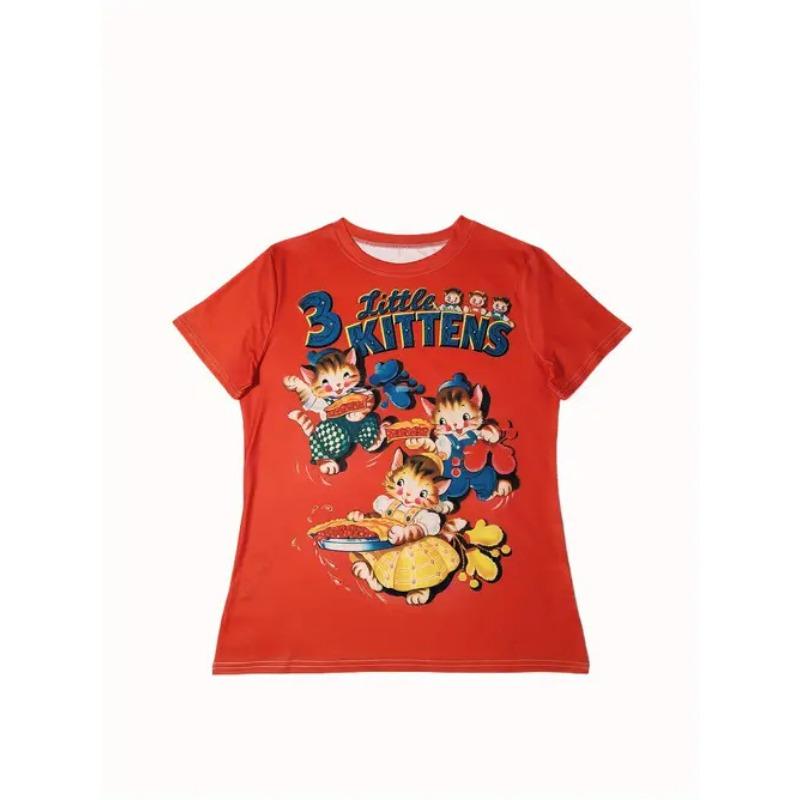 

Простая повседневная модная детская женская футболка с короткими рукавами и милым рисунком любви 170