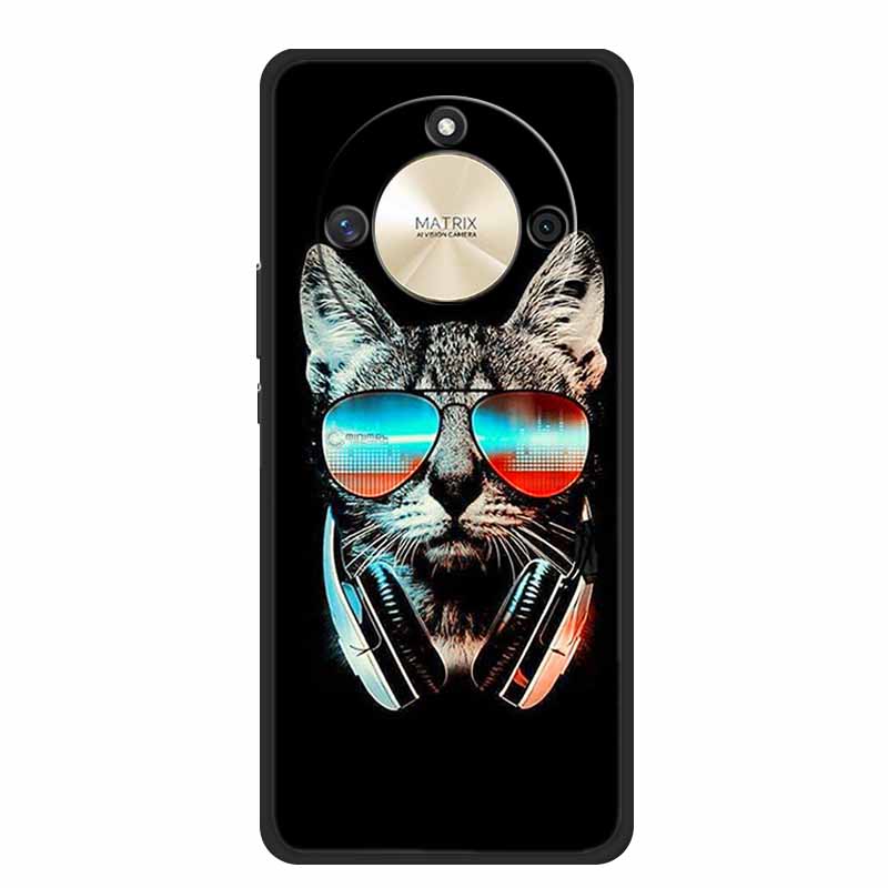 For Honor X9c Smart Case Animals Soft Silicone TPU Phone Cases Back Cover for Honor X9c Smart Protective Shockproof Cool Capa