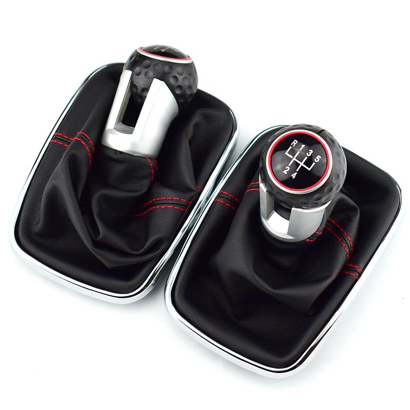 Für Volkswagen VW 1999-2004 Golf 4 IV MK4 GTI R32 Bora Jetta MT 12mm 5 / 6 Gang Auto Schaltknauf Hebel Schalthebel Manschette